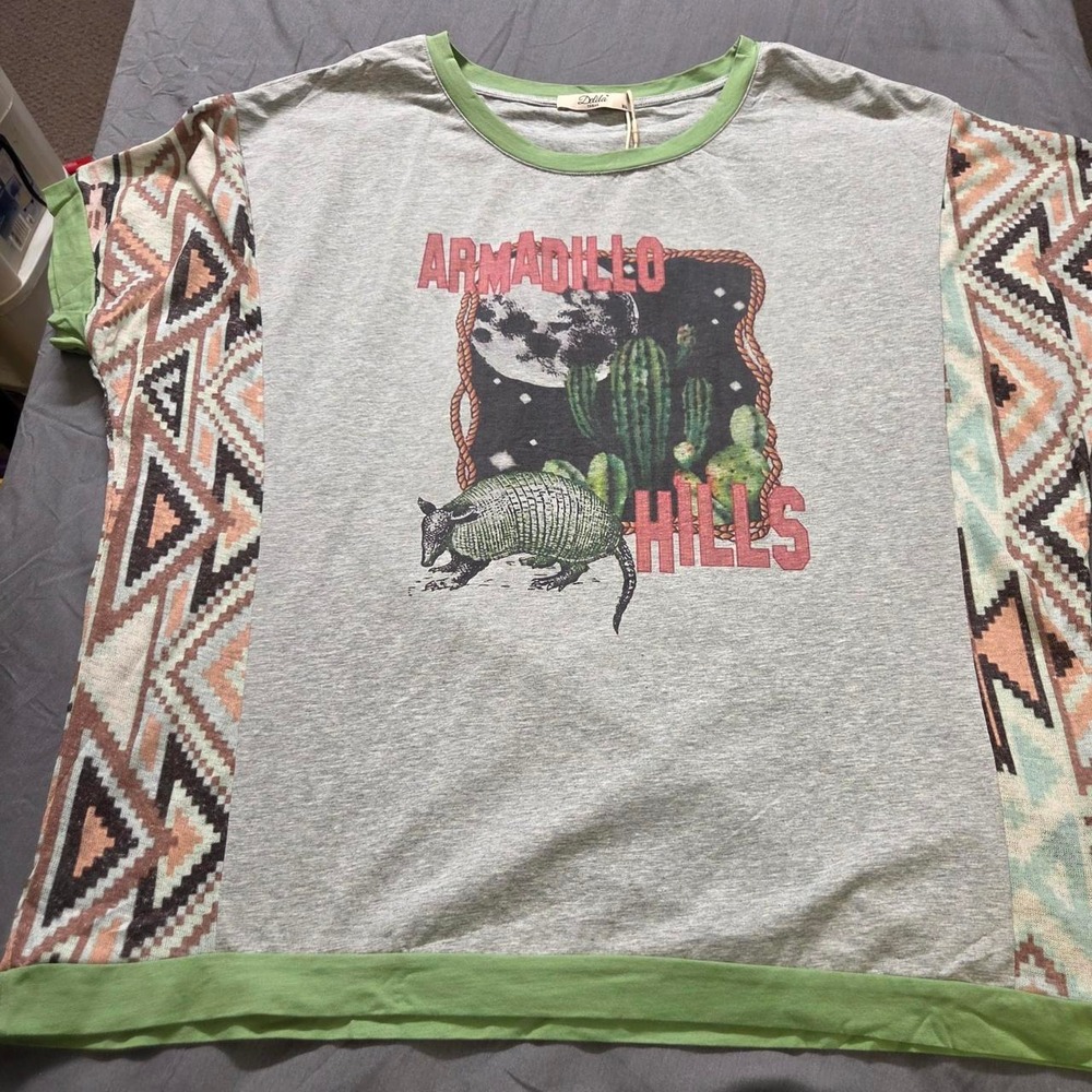 Western Aztec Shirt Armadillo Hills